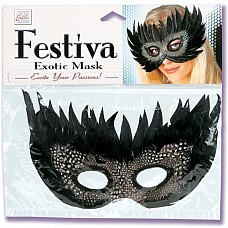 <strong>Черная маска FESTIVA EXOTIC 2780-30 CD SE</strong> <br />
Гламурная маска на глаза из черных перьев птицы.<div class="charTableblock"> </div> Черная маска FESTIVA EXOTIC 2780-30 CD SE
Гламурная маска на глаза из черных перьев птицы.