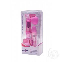 Вакуумная помпа для сосков SEVEN CREATION PREMIUM RANGE с вибрацией розовая Вакуумная помпа для сосков SEVEN CREATION PREMIUM RANGE с вибрацией розовая