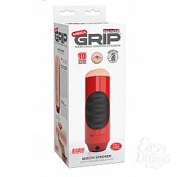   - Pipedream Extreme Toyz Mega Grip Vibrating Stroker Mouth