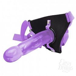 Фиолетовый страпон Climax Strap-on Purple Ice Dong Harness set - 17,8 см. Фиолетовый страпон Climax Strap-on Purple Ice Dong Harness set - 17,8 см.