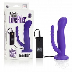 Насадка к трусикам 10-Function Love Rider Double Riders Purple 1498-81BXSE Насадка к трусикам 10-Function Love Rider Double Riders Purple 1498-81BXSE