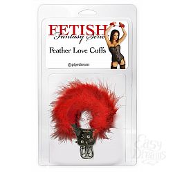 Металлические наручники с пухом Feather Love Cuffs Металлические наручники с пухом Feather Love Cuffs