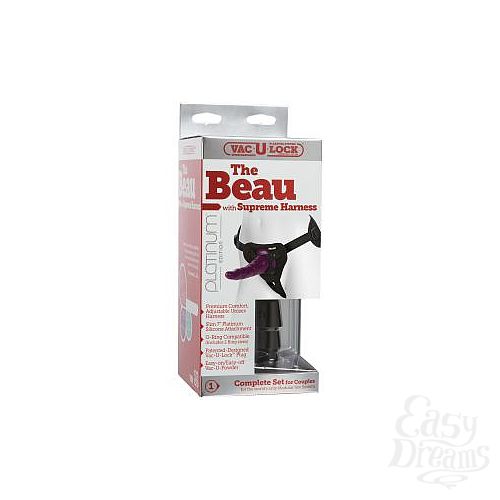 ���������� 3  ������� Vac-U-Lock Fuchsia Dong with Suction Cup