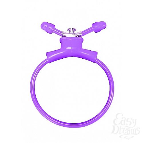  1:    Adjustable Cockring Purple SH-SHT156PUR