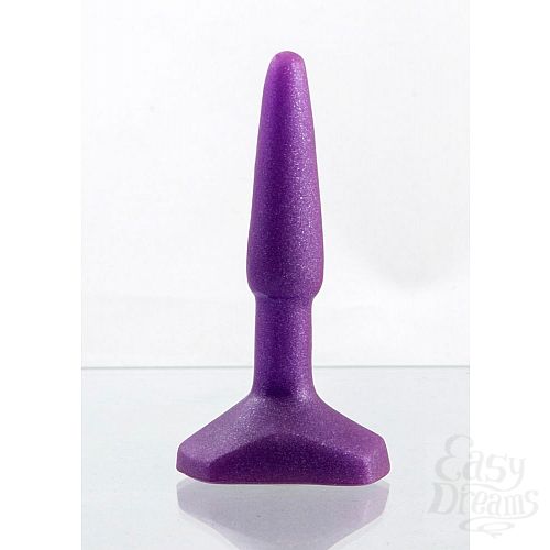 2     Small Anal Plug Purple - 12 .