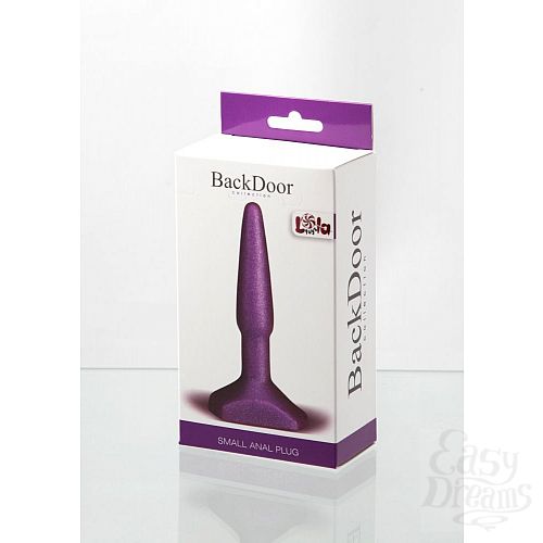  3     Small Anal Plug Purple - 12 .