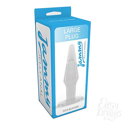 ���������� 2  ������� ���������� �������� ������ JAMMY JELLY ANAL LARGE PLUG CRYSTALL - 13,5 ��.