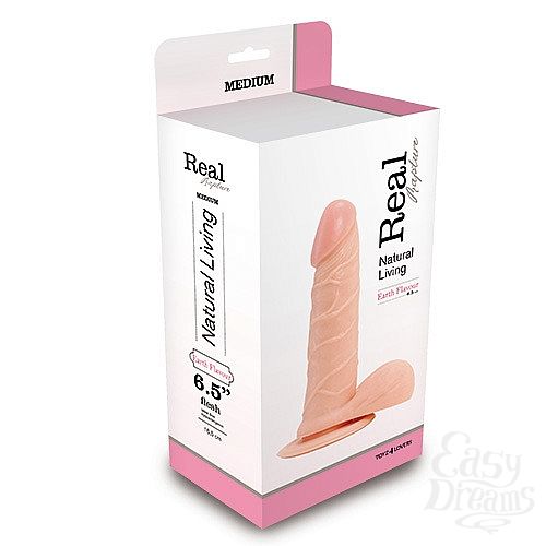 ���������� 2  ������������� REALISTIC DILDO REAL RAPTURE FLESH 6.5 T4L-00700680