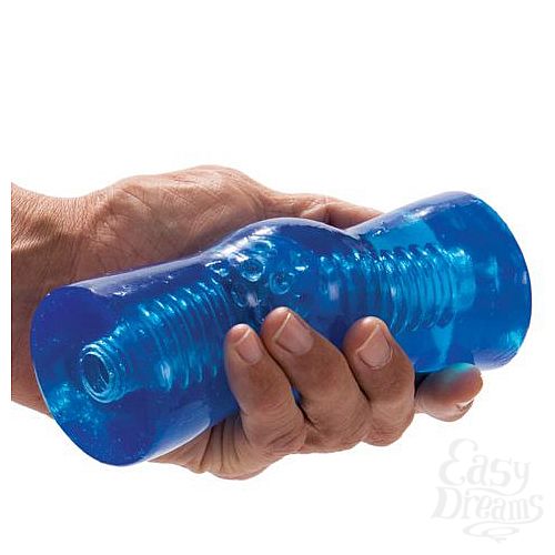  2    Climax Gems Aquamarine Hand Job Stroker