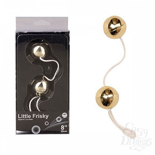  2     LITTLE FRISKY LOVE BALLS GOLD