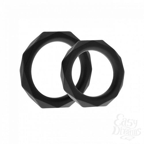 ���������� 1:  ����������� ������ Rock Rings The Cocktagon ll 2 Pack Black