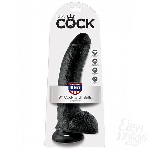  4  ׸  9  Cock with Balls - 22,9 .