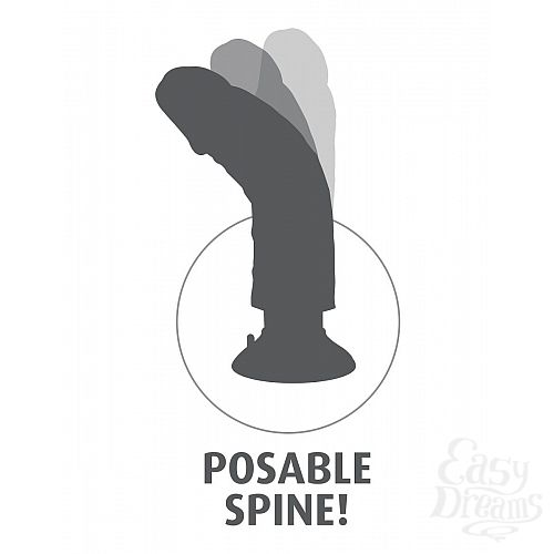 ���������� 6  �������� �������� � �������� � ������� ��������� 7  Vibrating Cock with Balls - 18,4 ��.