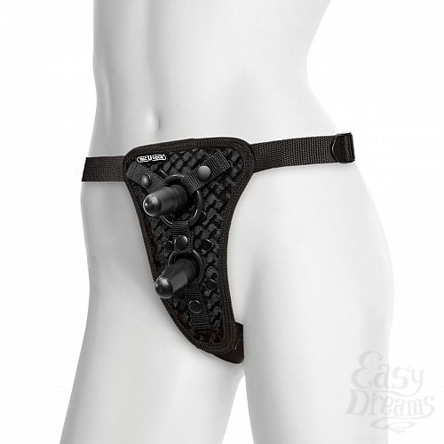 ���������� 1:  ����� �� �������� � ���� ������ Double Penetration Velvet Harness w/ 2 Plug