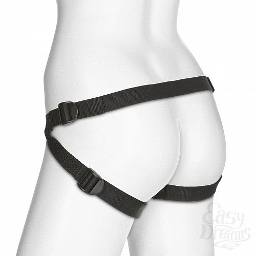 ���������� 2  ����� �� �������� � ���� ������ Double Penetration Velvet Harness w/ 2 Plug