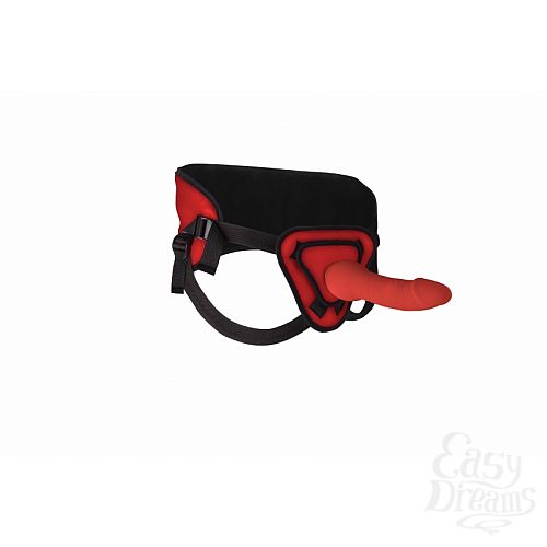 ���������� 5  ������� Ouch! Deluxe Silicone Strap On - Shotsmedia (25 ��), ���������