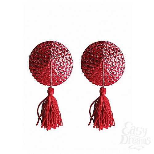  4   Tassels Round Pink 