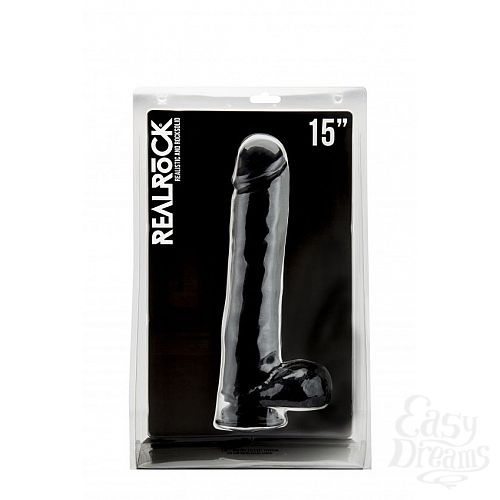  2  ׸  Realistic Cock 15  With Scrotum - 38 .