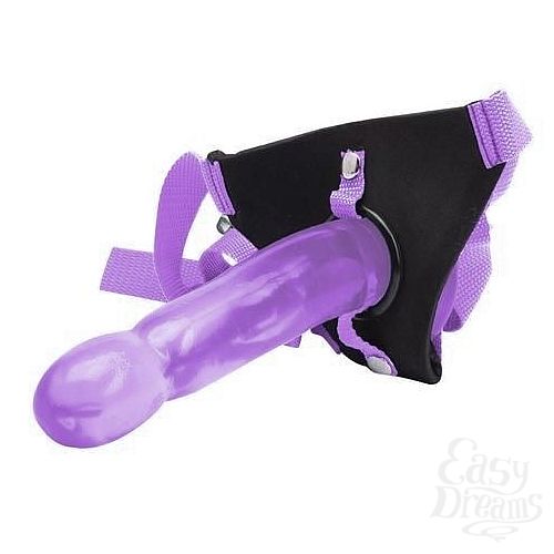 ���������� 1:  ���������� ������� Climax Strap-on Purple Ice Dong   Harness set - 17,8 ��.