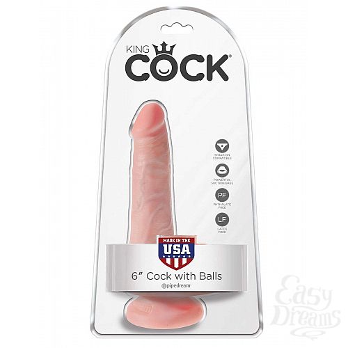  5        6  Cock with Balls - 17,8 .
