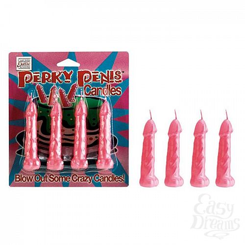 ���������� 1:  ����� �� ������� ������ � ����� ����� Perky Party Penis Candles 2452-04CDSE