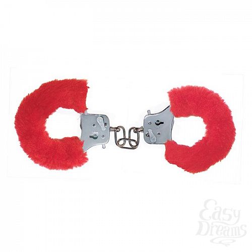 ���������� 1:  ��������� � ����� Furry Fun Cuffs Red 9504TJ