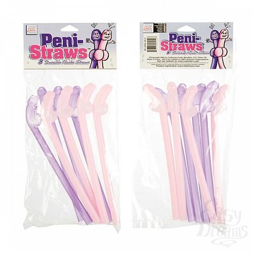 ���������� 3  ����� �������� ��� �������� � ����� ������ Penis Straws(8��) 2424-20CDSE