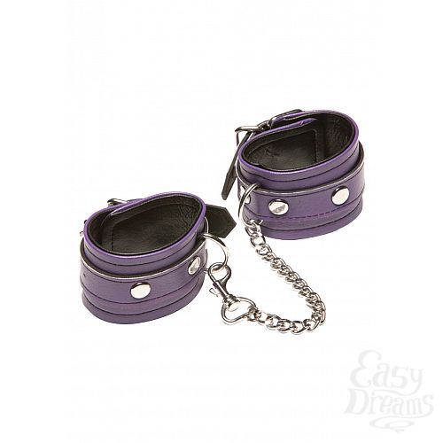 ���������� 2  ������  X-PLAY LOVE CHAIN WRIST CUFFS PURPLE 2070XP