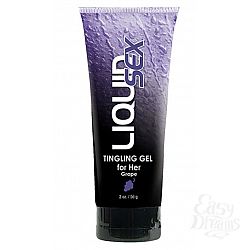 Женский возбуждающий лубрикант Liquid Sex Tingling Gel for Her с ароматом винограда - 56 гр. Женский возбуждающий лубрикант Liquid Sex Tingling Gel for Her с ароматом винограда - 56 гр.