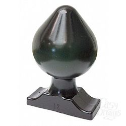     All Black Raymond Butt Plug - 22 .