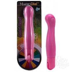 Вибромассажер розовый с колесиком Вибромассажер розовый с колесиком